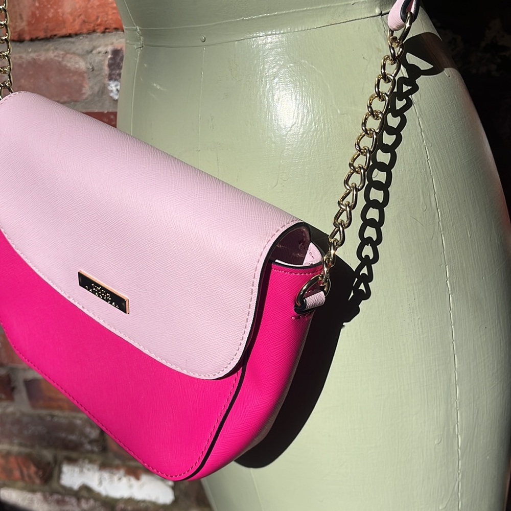 Trina Turk Like New Pink Crossbody Purse - Picture 3 of 6